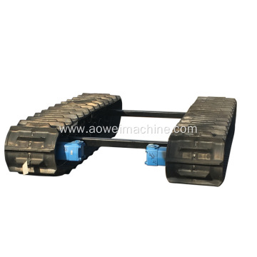 Rubber Crawler undercarriage track systems for mini excavator,loader Drilling Rigs dumper boats